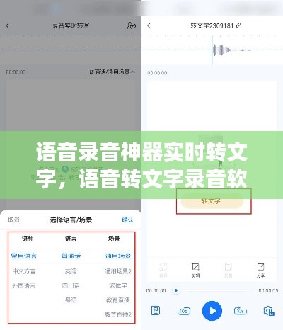 语音录音神器实时转文字,语音转文字录音软件