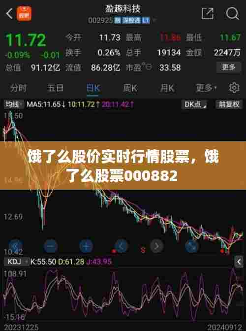 饿了么股价实时行情股票,饿了么股票000882