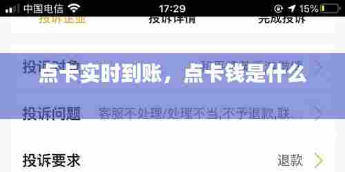 点卡实时到账,点卡钱是什么