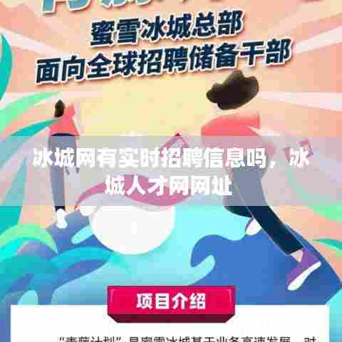冰城网有实时招聘信息吗，冰城人才网网址 