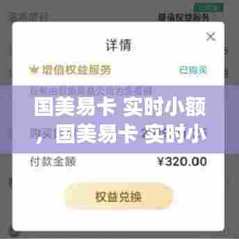 国美易卡 实时小额，国美易卡 实时小额免息吗 