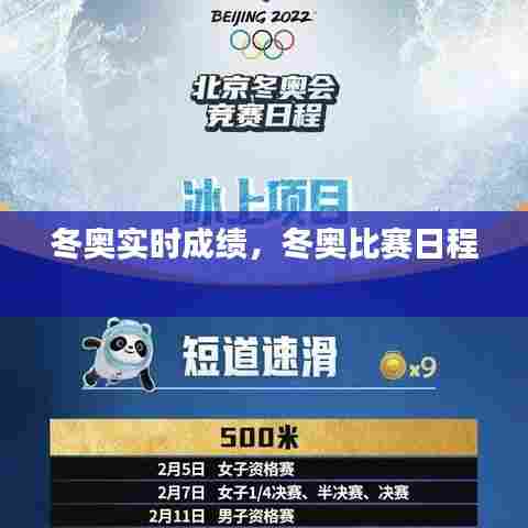冬奥实时成绩，冬奥比赛日程 