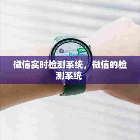 微信实时检测系统,微信的检测系统