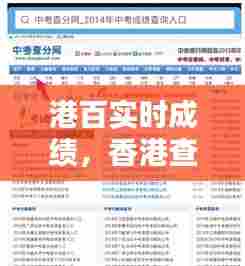 港百实时成绩,香港查分数查询
