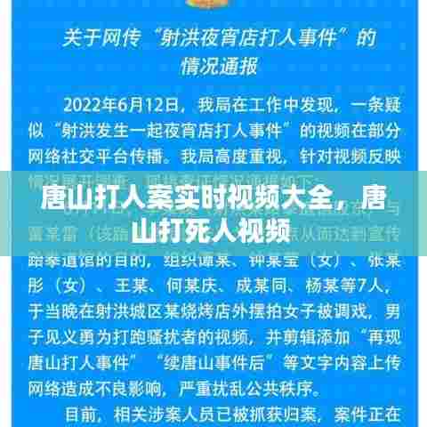 唐山打人案实时视频大全，唐山打死人视频 