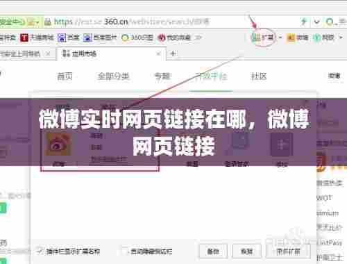 微博实时网页链接在哪,微博 网页链接