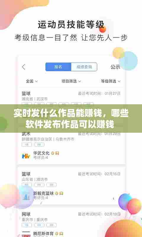 实时发什么作品能赚钱，哪些软件发布作品可以赚钱 