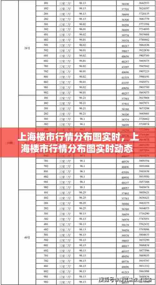 上海楼市行情分布图实时,上海楼市行情分布图实时动态