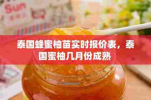 泰国蜂蜜柚苗实时报价表,泰国蜜柚几月份成熟