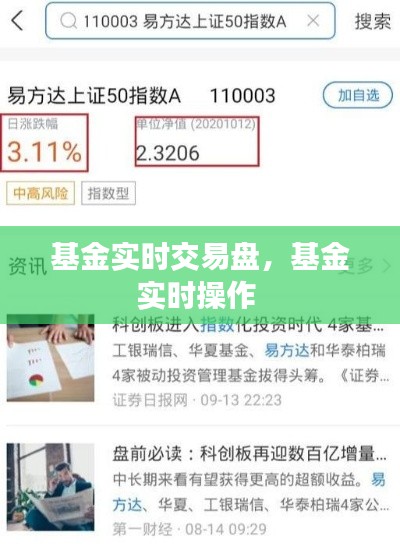 基金实时交易盘,基金实时操作