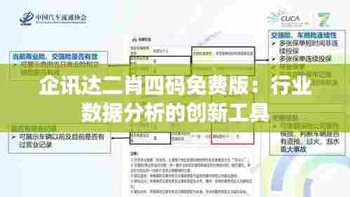 企讯达二肖四码免费版：行业数据分析的创新工具