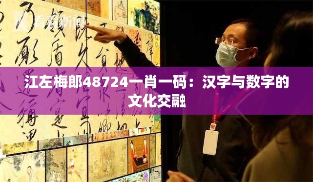 江左梅郎48724一肖一码:汉字与数字的文化交融