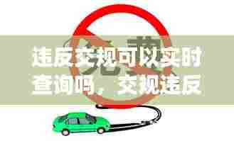违反交规可以实时查询吗,交规违反后几日能接到通知