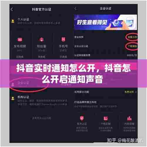抖音实时通知怎么开，抖音怎么开启通知声音 