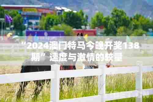 “2024澳门特马今晚开奖138期”速度与激情的较量