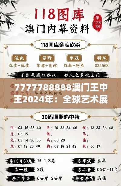 7777788888澳门王中王2024年：全球艺术展览