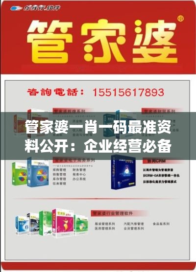 管家婆一肖一码最准资料公开:企业经营必备的决策参考