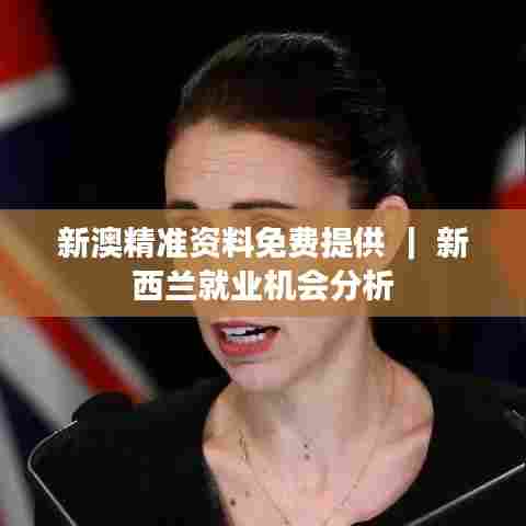 新澳精准资料免费提供 ｜ 新西兰就业机会分析