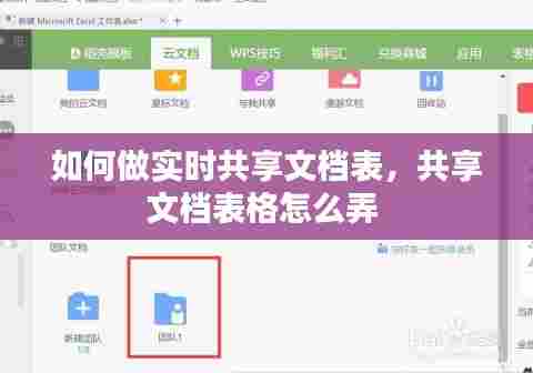 如何做实时共享文档表，共享文档表格怎么弄 
