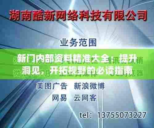 新门内部资料精准大全：提升洞见，开拓视野的必读指南