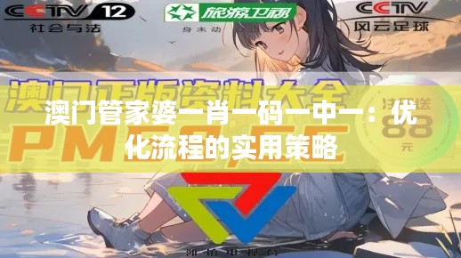 澳门管家婆一肖一码一中一:优化流程的实用策略