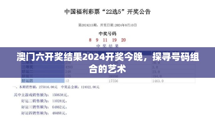 澳门六开奖结果2024开奖今晚，探寻号码组合的艺术