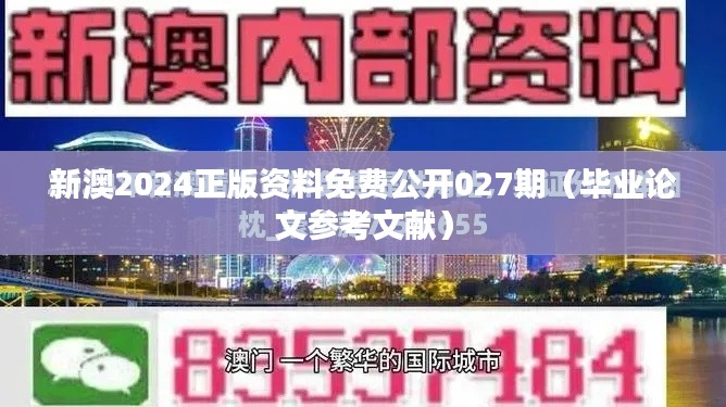 新澳2024正版资料免费公开027期（毕业论文参考文献）
