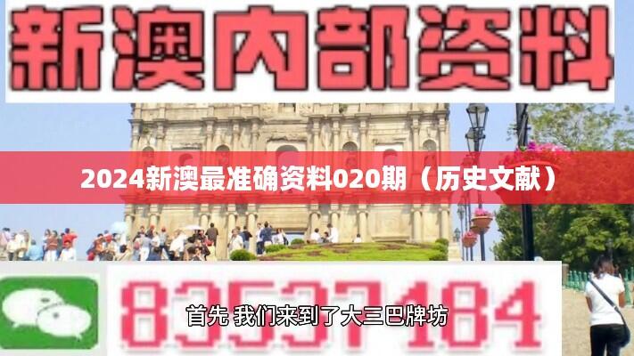2024新澳最准确资料020期(历史文献)