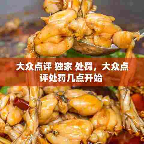 大众点评 独家 处罚,大众点评处罚几点开始