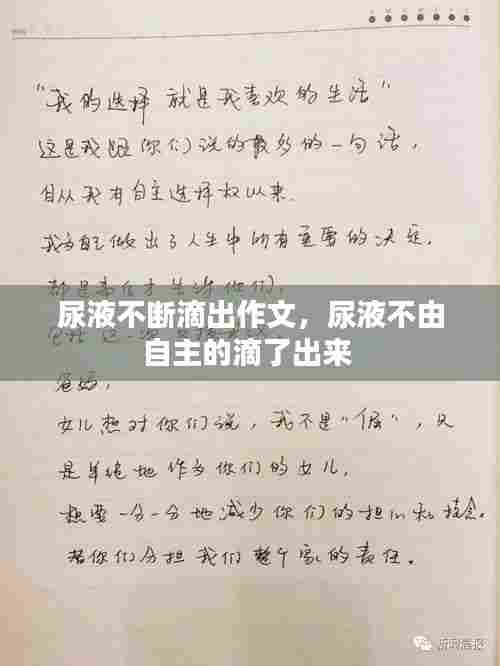 尿液不断滴出作文，尿液不由自主的滴了出来 