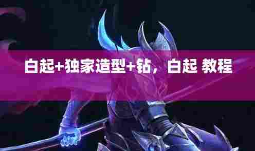 白起+独家造型+钻,白起 教程