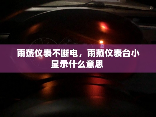 雨燕仪表不断电,雨燕仪表台小显示什么意思