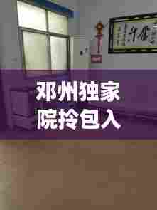 邓州独家院拎包入住,邓州独家院出租信息