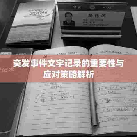 突发事件文字记录的重要性与应对策略解析