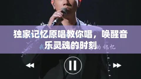 独家记忆原唱教你唱,唤醒音乐灵魂的时刻