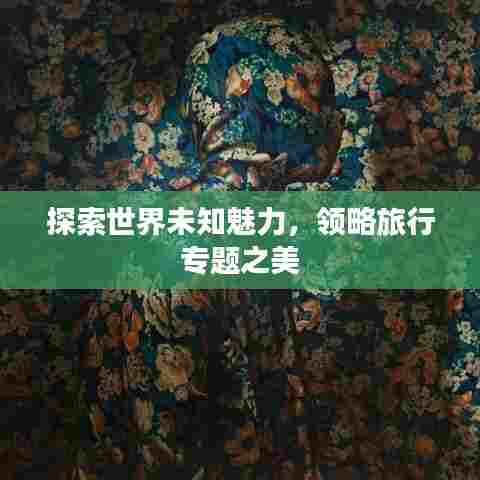 探索世界未知魅力，领略旅行专题之美