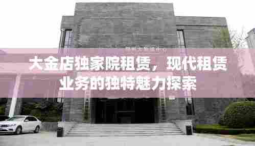 大金店独家院租赁，现代租赁业务的独特魅力探索