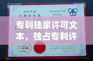 专利独家许可文本,独占专利许可