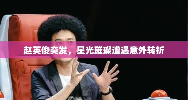 赵英俊突发,星光璀璨遭遇意外转折