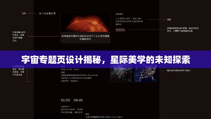 宇宙专题页设计揭秘,星际美学的未知探索