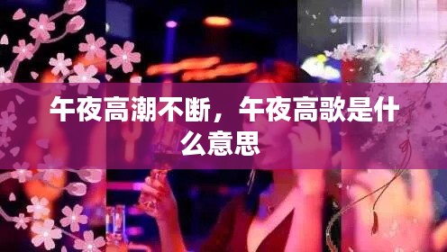 午夜高潮不断，午夜高歌是什么意思 