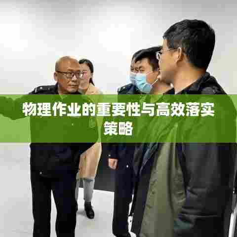 物理作业的重要性与高效落实策略