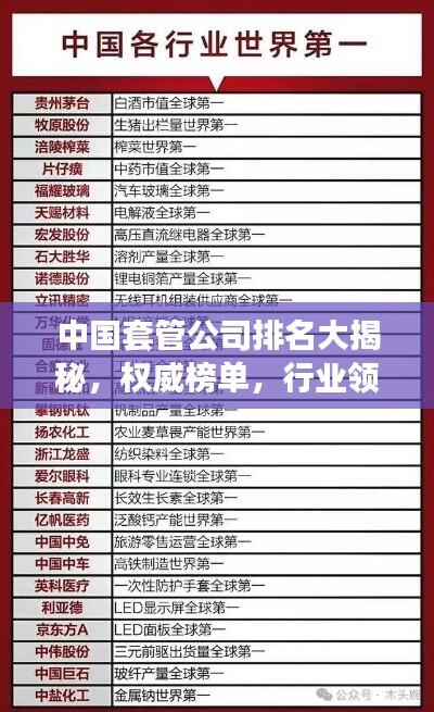 中国套管公司排名大揭秘,权威榜单,行业领军者一网打尽!
