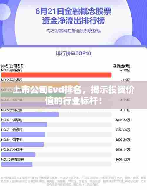 上市公司Evd排名,揭示投资价值的行业标杆!