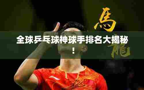 全球乒乓球神球手排名大揭秘!