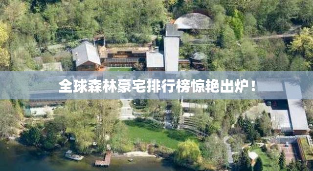 全球森林豪宅排行榜惊艳出炉!