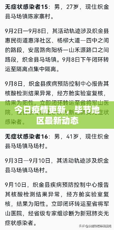 今日疫情更新,毕节地区最新动态