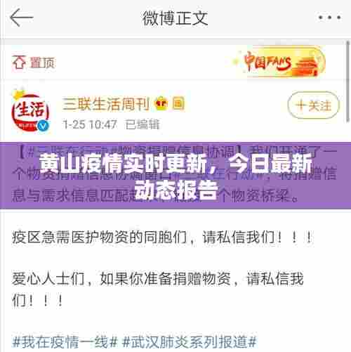 黄山疫情实时更新,今日最新动态报告
