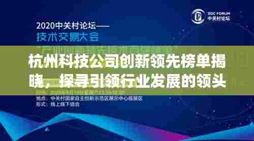 杭州科技公司创新领先榜单揭晓,探寻引领行业发展的领头羊!