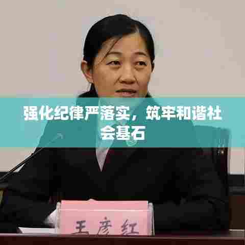 强化纪律严落实,筑牢和谐社会基石